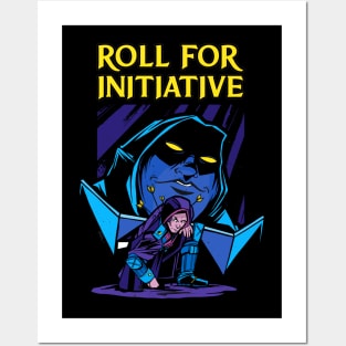 Roll For Initiative - TTRPG Dungeon Master Posters and Art